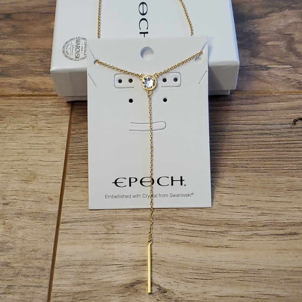 NEW Epoch Crystal Drop Necklace